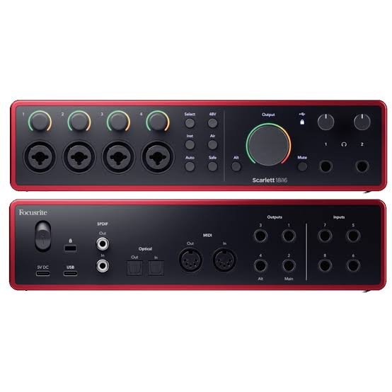 Focusrite Scarlett 18i16 4th Gen Audio Interface 18-In 16-Out